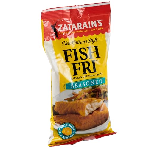 Zatarain's Seasoned Fish Fri Seafood Breading Mix, 10 oz (Pack of 12)