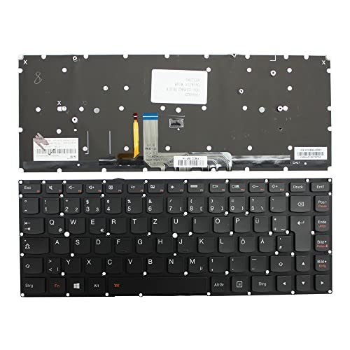Clavier Allemande Yoga 900-13ISK2 Noir Évite la Fatigue Visuelle avec Rétroéclairage