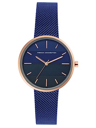 French Connection Analog Blue Dial Womens Watch-FCN00042E (B0CBQ75MBN) Amazon Price History, Amazon Price Tracker