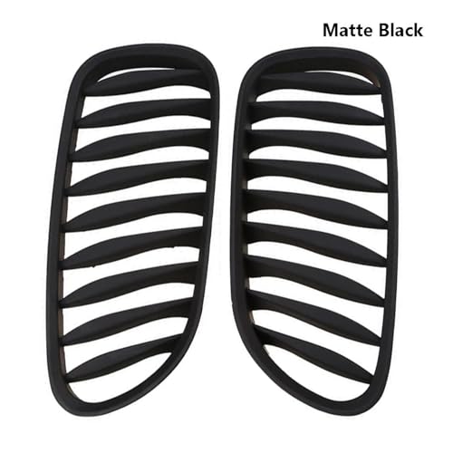 Parrillas parachoques delantero coche Z4 E85 E86 recambio central rejilla riñón negro 3