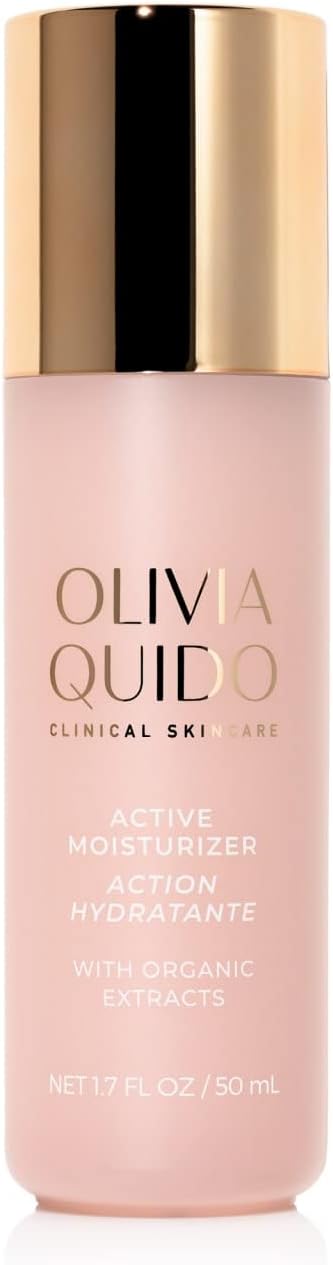 OLIVIA QUIDO Clinical Skincare Active Moisturizer 1.7oz, Facial Skin Care Product for Women and Men, Personal Care Product and Facial Moisturizer for Oily Skin, Dry Skin, and All Other Skin Types