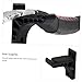 Happyyami Universal Recurve Rack Adhesive Backing and Screw Reinforcement 1 Pair Stand for Gear Wall-Mounted Holder for Easy Storage