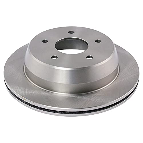 Image of TRQ Rear Brake Pad and Rotor Set Semi Metallic Rotors | For 1998-2005 Chevrolet Blazer 1998-2001 GMC Jimmy