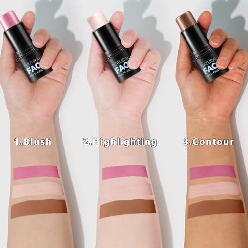 Lemonsac 3Pcs Cream Contour Stick Makeup Kit thumb #6