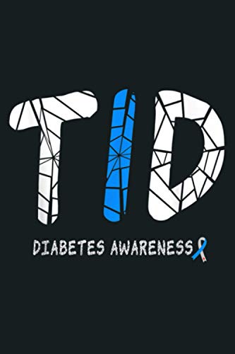 Spider web t1d type 1 diabetes awareness: notebook planner