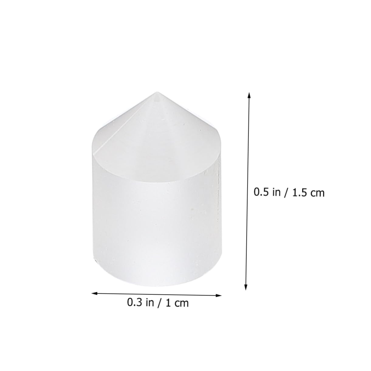 Holibanna Prism Glass Optical Prism Optical Teaching Prism Optical Circular Prisms