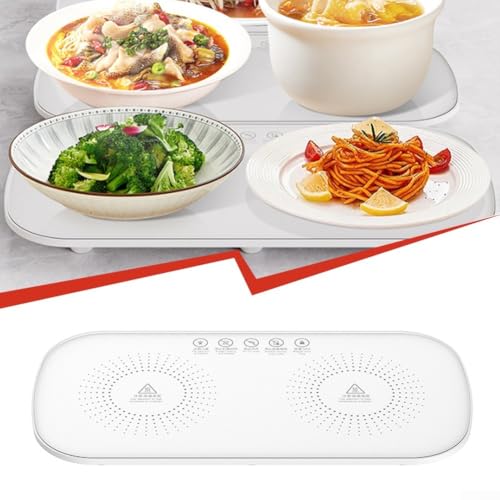 for FOOD And Plate Warming Tray,Electric Warming Tray Constant Temperature Table Heating Board Hot Plate For Family Gatherings,36.5 * 18 * 2cm