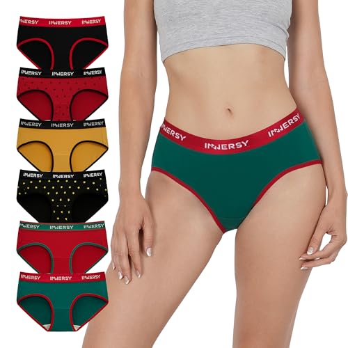 INNERSY Ladies Cotton Knickers Multipack