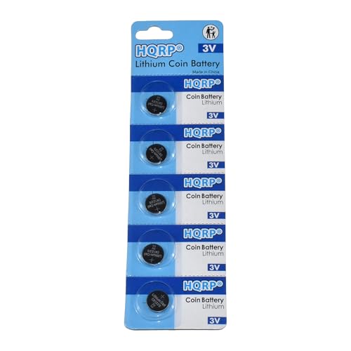 Batería HQRP 5-Pack compatible con termómetro digital miniatura 1