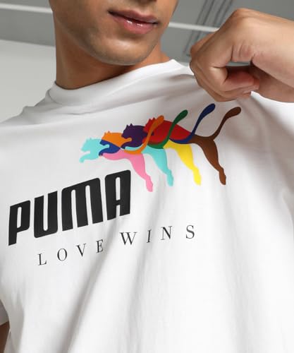 Image of Puma Men's Printed Regular Fit T-Shirt