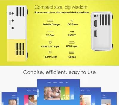 Mini Projector GPS supply, Portable Projector Full HD 1080p - Image 4