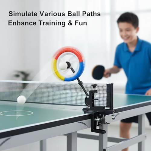 Entraîneur de tennis de table pour progresser seul grâce à la roue rotative