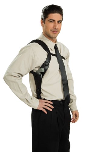 Rubie s mens Shoulder Holster, Black Costume, Multicolor, One Size US