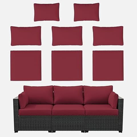 Kimunuk 8-Pack Outdoor Cushion Covers Cover