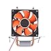 Raffreddamento CPU Idraulico Processore Ventilatori Di Riscaldamento Di Riscaldamento I Fan Radiatore Del Dissipatore Di Calore Silenzioso Facile da Installare ( Colore : Black , Size : One size )