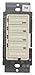 Leviton LTT30-1LT Decora 600W Incandescent/5A Resistive 5-10-15-30 Minute Preset Countdown Timer, Single Pole, Light Almond