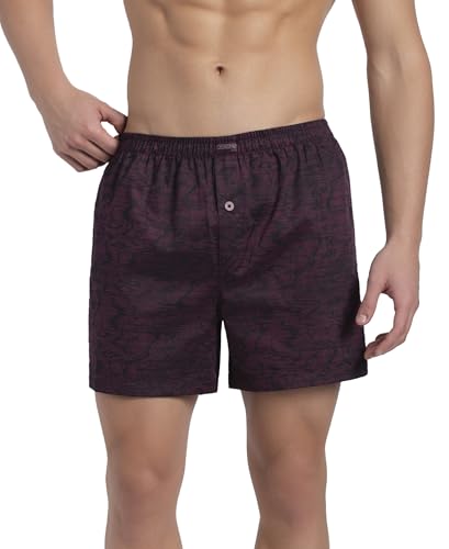Image of Jockey 8222 Men Super Combed Mercerized Cotton Woven Checkered Inner Boxers with Ultrasoft and Durable Inner Waistband (Pack of 2, Colors & Prints May Vary)