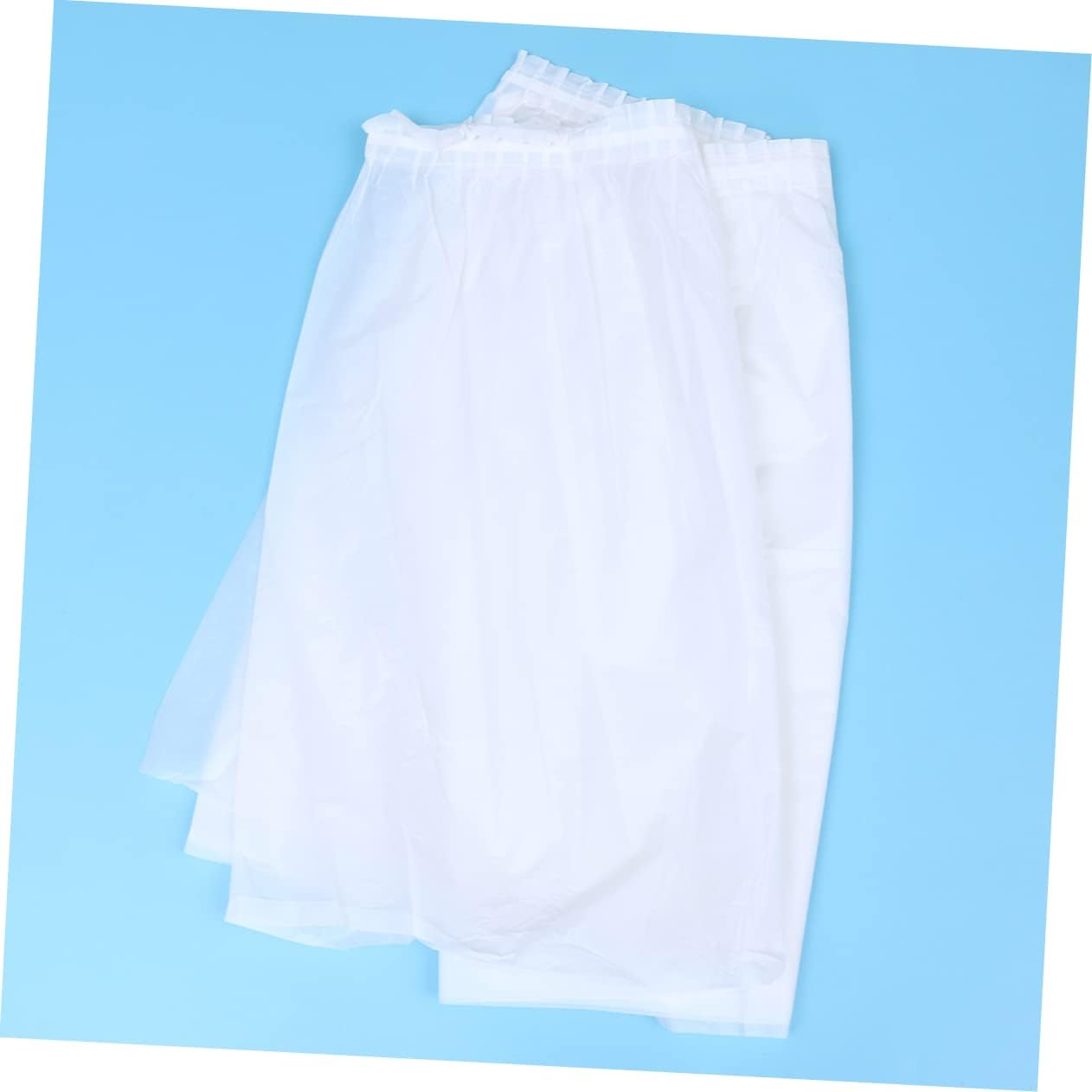 Disposable Plastic Table Skirt for Parties Wedding Home Decor