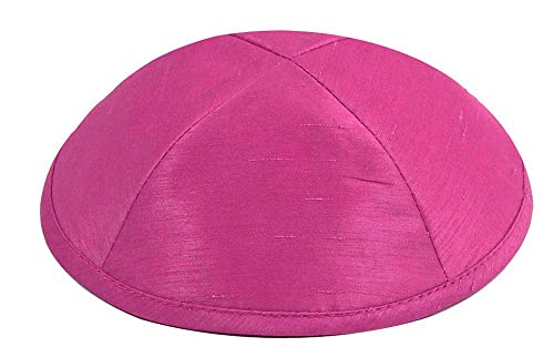 Image of Zion Judaica Deluxe Raw Silk Kippot Bulk Packs or Single Kippah Includes Free Clips