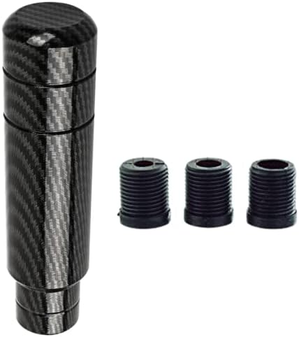 Wasatch Modified LLC Shift Knob - Carbon Fiber Style - Weighted - Truck Shift Knob - Stick Shift Knob - Gear Shift Knob - JDM - Shifter Stick for Manual Transmission ONLY