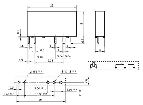 Base de relé HF41F 24-ZST para solucionar fallos de aislamiento en 6-24 V CC 2