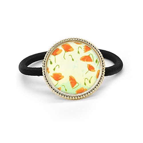 Tocados de flores de oro y plata para recogidos con corbata de pelo del metal duradera