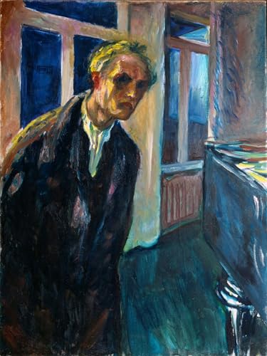 Peinture Edvard Munch pour décoration salon moderne et design élégant