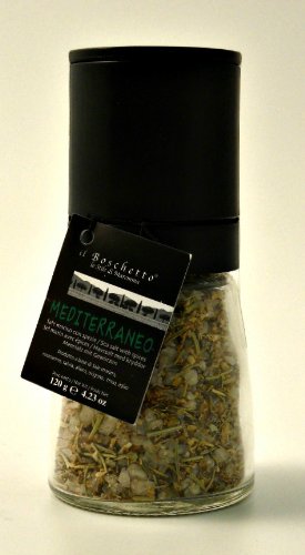 Il Boschetto, Molinillo de hierbas de sal marina Mediterrea