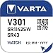 VARTA 14501301 - Knopfzellen-Batterie V301 mit 1,5 Volt, Kapazität 115 mAh, chemisches System Silberoxid, für elektronische Alltagsgeräte zur Sicherstellung einer optimalen Energieversorgung