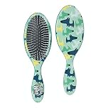 Pet Hair Brush by Wet Brush, Large Dog Breed Detangler - Dog Camo, Multi - De-Shedding Comb and Dematting Tool for Grooming Long or Short Haired Dogs - Tangle-Free for Less Pulling & Tugging