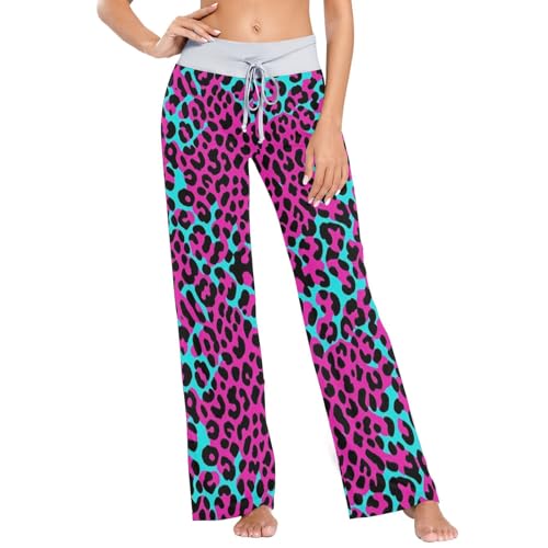 Pantalon de pyjama léopard femme GuoChe XS idéal pour cocooning