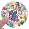 50 PCS Cute Cartoon Monster Stickers,Japanese Anime Stickers,Hot Cartoon Vinyl Sticker for Water Bottle Laptop Phone Scrapbooking Journaling for Adults Teens for Party Supply Favor Decor (PKM50) #4