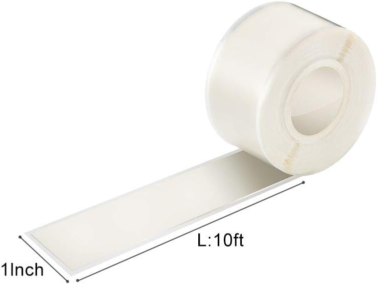 Black Friday - 50% OFF Ourtapes - Silicone Self Fusing Tape, Plumbing Leak Tape for Emergency Pipe & Pipe Repair, Rescue Tape for Seal Radiator Hose Leak and Electrical Wires Wrap, Plumbing Repair, 1''x 10' - 1 Pack, Black