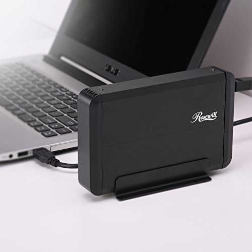Hard Drive Enclosure 3.5 Inch SATA III to USB 3.0. HDD External Enclosure Case Support UASP Feature and SATA I /II /III Hard Drive up to 6TB. Support Windows & Mac OS. Power Adapter Included - Thumbnail 6
