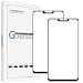 (2 Pack) Orzero for LG G7 ThinQ, G7 One, G7 Fit Tempered Glass Screen Protector, 2.5D Arc Edges 9 Hardness HD Anti-Scratch Full-Coverage (Lifetime Replacement)