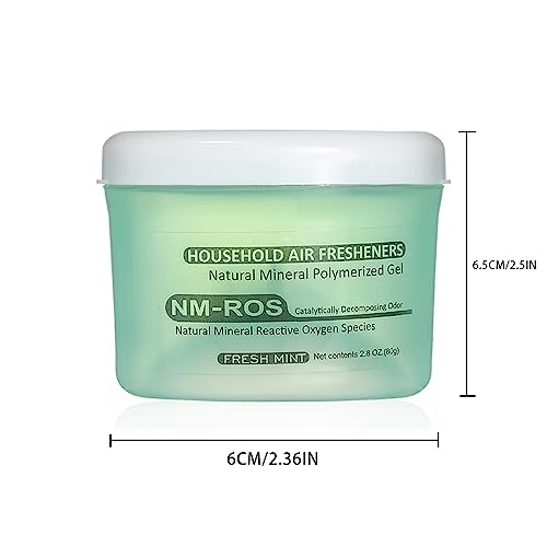 Image of Odor eliminator Gel,5.6 oz. |Pack of 2 |Natural mineral materials| 30 square meters deodorization lasts for 60 days|For Car,Bathroom,Pets