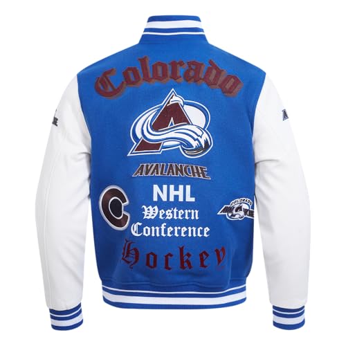 Image of Pro Standard Mens NHL Old English Varsity Jacket