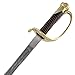 Armory Replicas™ - Commemorative Replica US Calvary Officer Saber - Forged Carbon Steel Decorative Collectible Engraved Civil War Sword w/Metal Scabbard