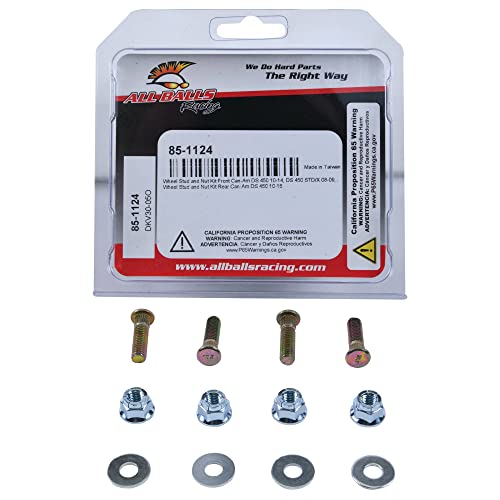 All Balls Racing Wheel Stud And Nut Kit 85-1124 Replacement For Can-Am Ds 450 2010 2011-2014 2015, Ds 450 X 2008 2009 #TOP2