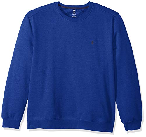 IZOD Men's Advantage Performance Crewneck Fleece Sweatshirt, True Blue, 2X-Large