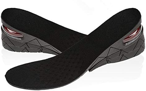SKUDGEAR Heightening Shoe Insoles Adjustable Shoe Lift Inserts Breathable Pads for both Men and Women (1 Pair) - (3layer)