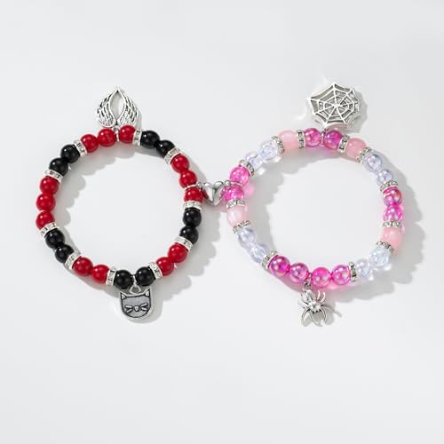 Sanyaa Hazbin Angle Bracelets Anime Merch Cosplay Matching Bracelets Gifts for Women Men3