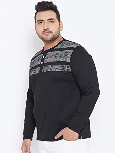 Image of Bigbanana Plus Size Men's Henley T-Shirt