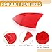 Partuto Bumper Reflector No.8192053051/8192053050 - Car Rear Left Bumper Reflector Side Marker - for Lexus IS350 LUXURY 2014-2021 Plastic Red - 1 Pc