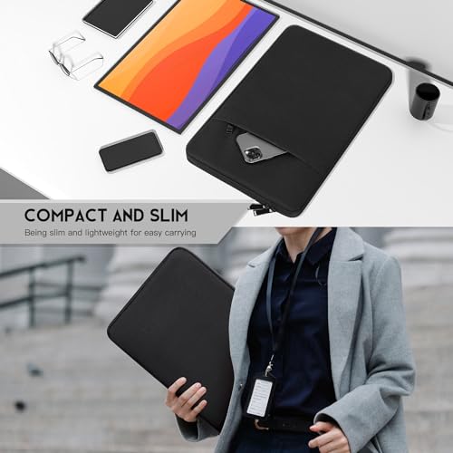 Portable Monitor Case 15.6 16.1 inch, Padded Shockproof Carry Sleeve Bag for 15.6" 16.1" Portable Display Monitors, Water-Resistant Laptop Bag Cover with Accessory Pocket -Black by CaseBuy - Image 7