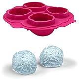 1PC Brain Silicone Ice Tray Silicone Brain Ice Box Pudding Ice Cream Mold Fudge Cake Candy Chocolate Baking Mold Soap Mold Ice Cube TrayInteresting Silicone Brain Model DIY Ice Maker
