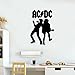 Stickers Muraux ACDC ACDC Sticker Groupe De Rock Pour Mur Chambre Salon