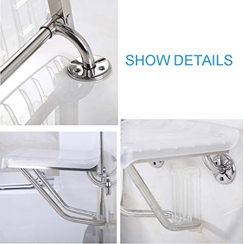 Tabouret de bain handicapé et chaise de douche murale ergonomique rabattable