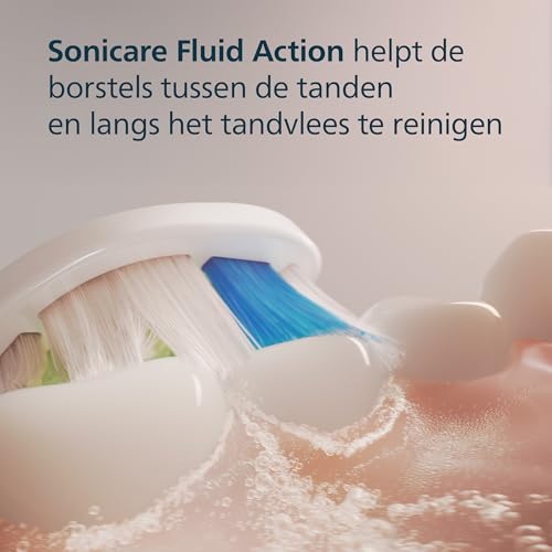 Philips Sonicare W2 Optimal White, originele opzetborstels ter vervanging, wit, set van 8, HX6068/87, 8 Borstels, Nieuw - Afbeelding 6