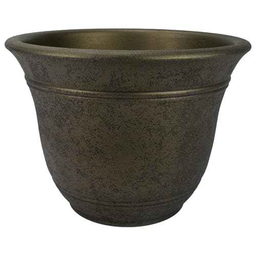Listo The HC Companies sra07501p02 Sierra Planter, Bronce, nórdica (19 cm Ancho